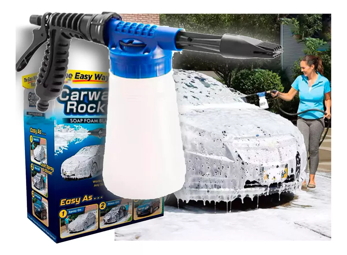 Pulverizador De Agua Pistola Lanza Espuma Lavacarro Rociador-7