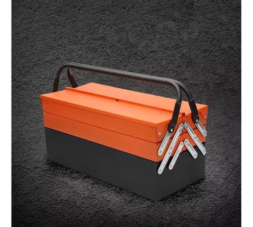 Caja Herramientas 85 Pcs Niveles Plegable Metal Cromo-5