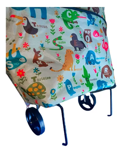 Bolso De Compras Con Ruedas Bolso Para Mercado Plegable-3