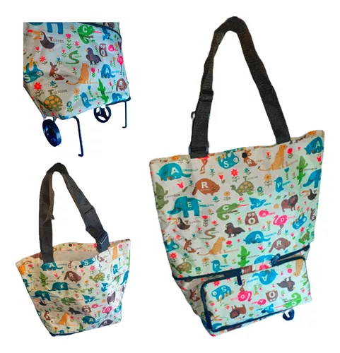 Bolso De Compras Con Ruedas Bolso Para Mercado Plegable-4