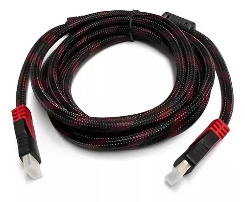 Cable 10 Mts Hdmi 4k Alta Velocidad Conector Bañado En Oro-0