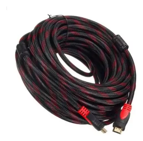 Cable 10 Mts Hdmi 4k Alta Velocidad Conector Bañado En Oro-1