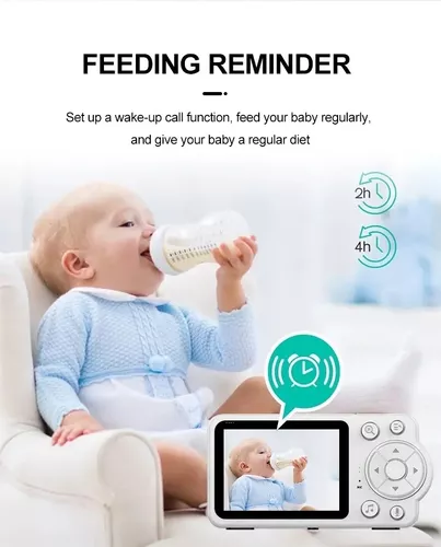 Cámara Baby Monitor Bebes Micrófono Visión Nocturna-3
