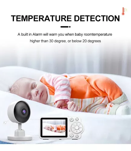 Cámara Baby Monitor Bebes Micrófono Visión Nocturna-5