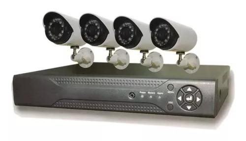 Kit Dvr Con 4 Cámaras De Seguridad Interior Y Exterior-6