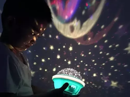 Espanta Cuco De Mesa Led Proyector Cielo Estrellas-3