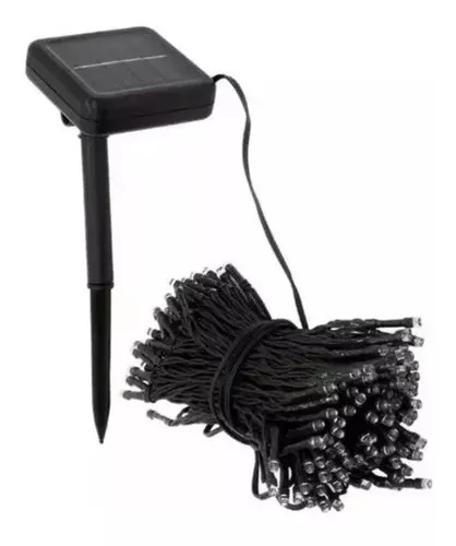 Pack X6 Guirnalda Luces Solares Navidad 10 Metros 100 Led-0