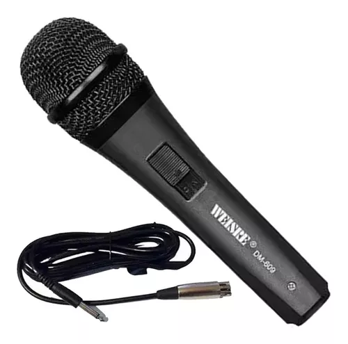 Microfono Para Karaoke Para Equipos De Audio Cableado-3