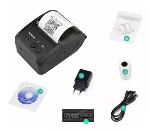 Impresora Bluetooth Mini Con Batatia (incluida) O Corriente-3