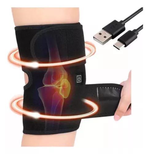 Rodillera Con Temperatura Ajustable Rodilla Calienta Usb-0