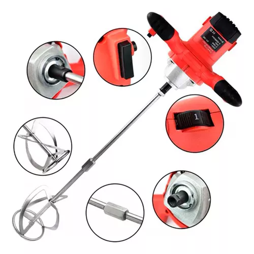Mezclador De Cemento Y Alimentos De Acero Inoxidable 220v-3