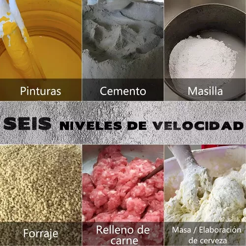 Mezclador De Cemento Y Alimentos De Acero Inoxidable 220v-5