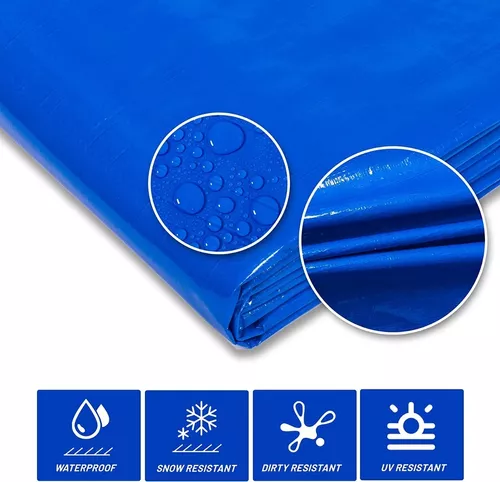Lona 3 X 3 Carpa Toldo Multiusos Impermeable Metro Cobertor-4