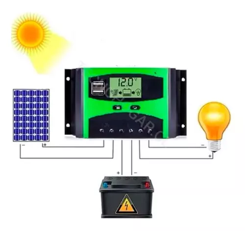 Regulador De Carga Controlador Solar Digital 12v 24v 60a-0