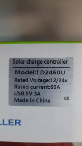 Regulador De Carga Controlador Solar Digital 12v 24v 60a-1