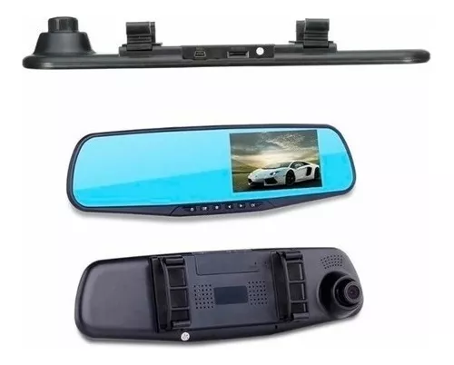 Espejo Retrovisor Con Cámara Retroceso Y Frontal Hd-3
