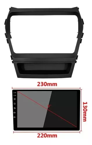 Bisel Adaptador Radio Hyundai Santa Fe 9 Pulgada 2013-2017-1