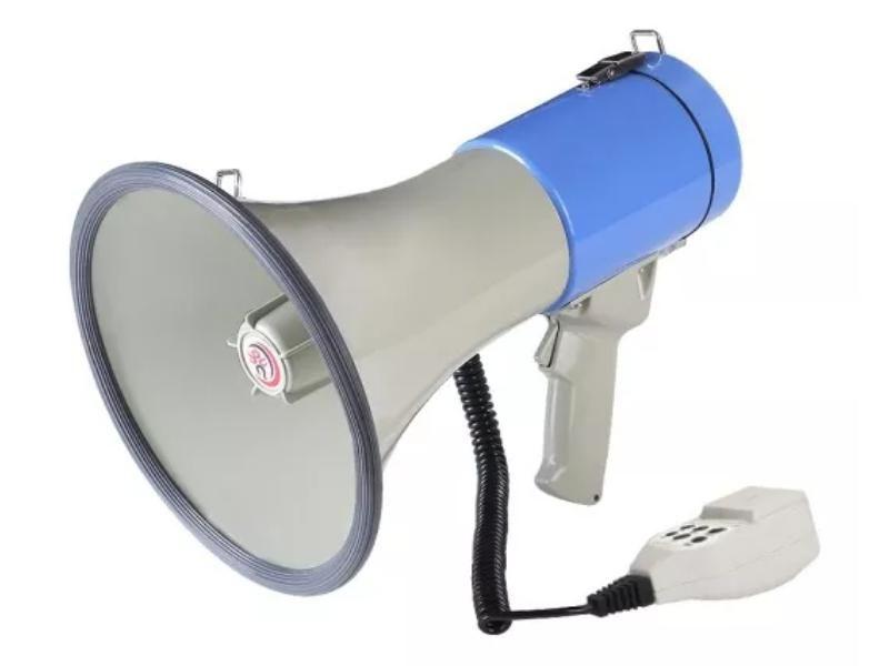 Megáfono Portátil Fuerte Altavoz Recargable Con Pilas-4