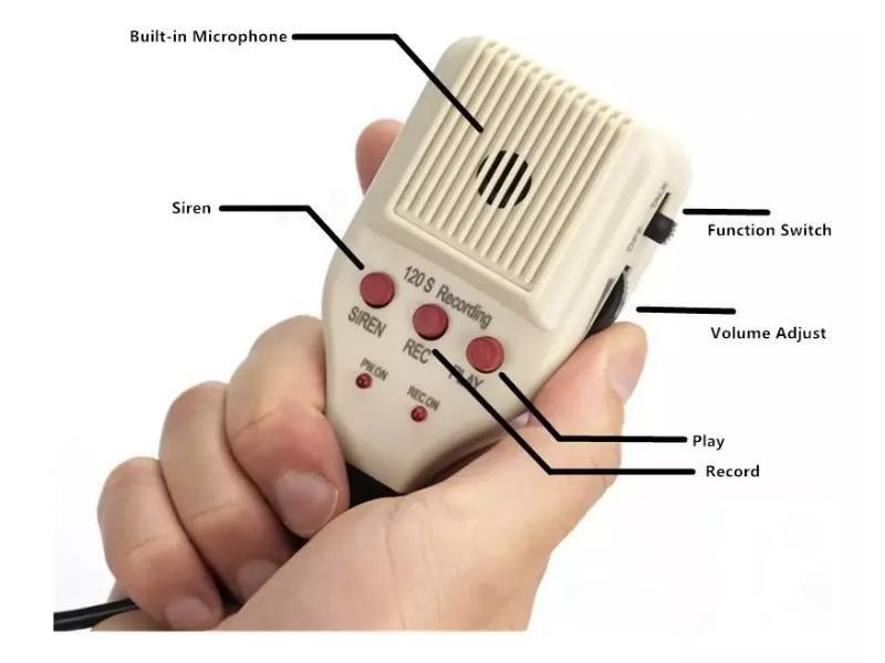 Megáfono Portátil Fuerte Altavoz Recargable Con Pilas-5