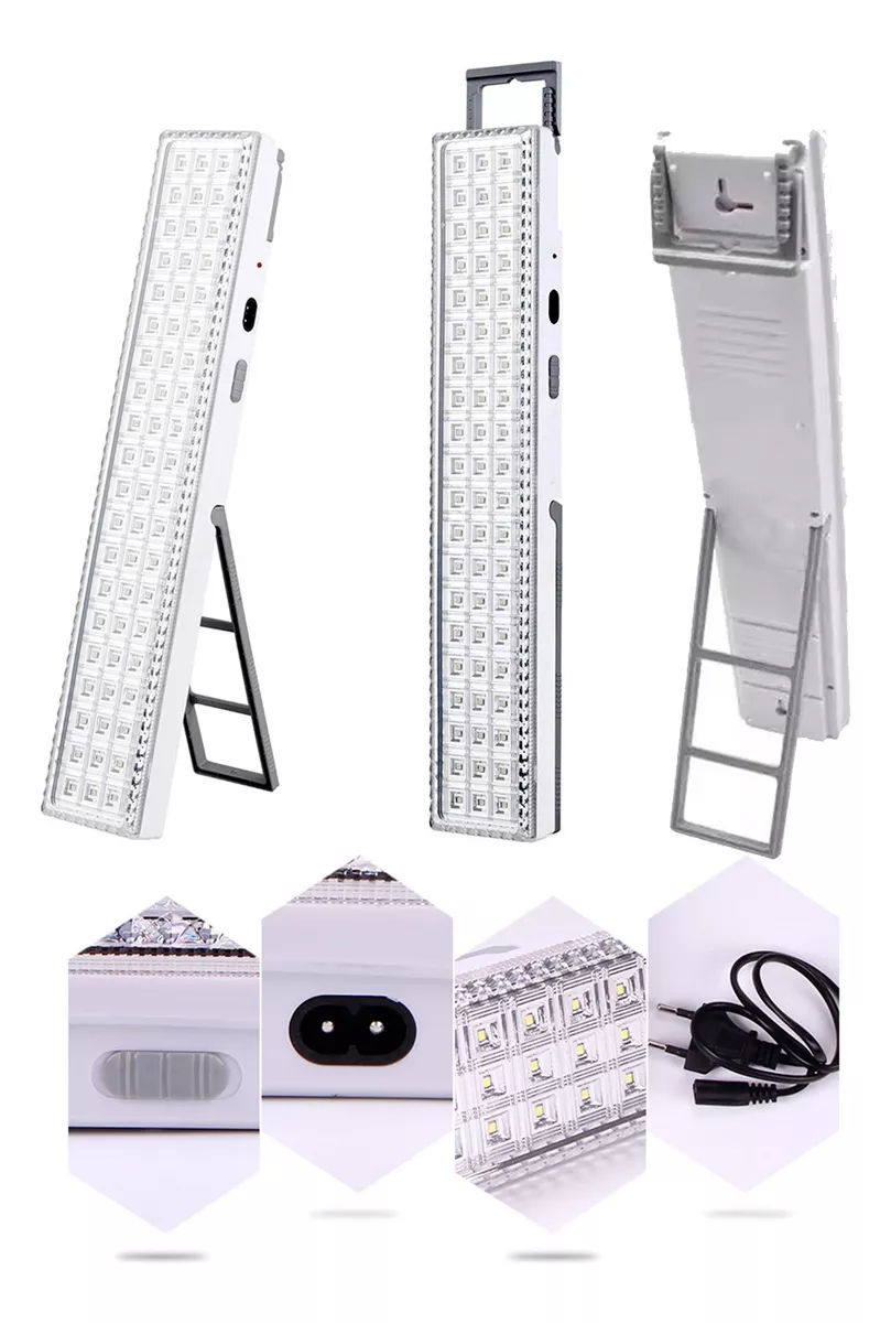 Lámpara De Emergencia Recargable Led Blanco-2