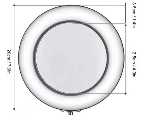 Lámpara De Escritorio Aro Articulada Luz Ajustable Usb-3