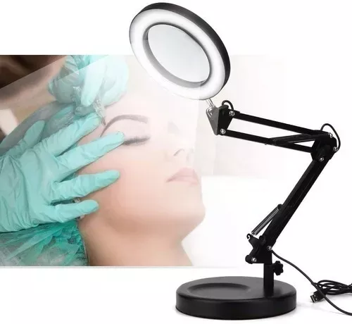 Lámpara De Escritorio Aro Articulada Luz Ajustable Usb-5