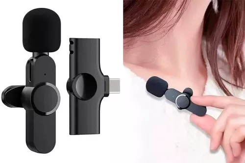 Micrófono Grabador Inalámbrico Tipo C Para Celular-1