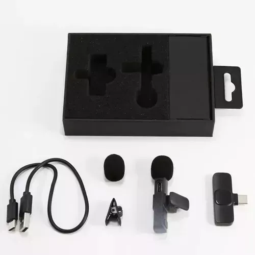 Micrófono Grabador Inalámbrico Tipo C Para Celular-2