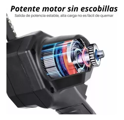 Mini Motosierra Inalámbrica Sierra Portatil Alta Potencia-4
