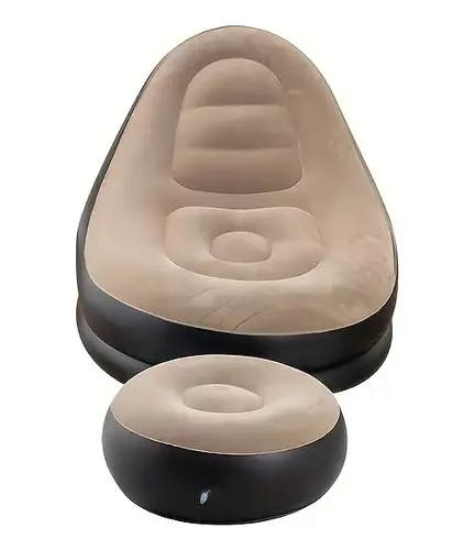 Sofá Tumbona Silla Inflable Reposa Pies Puff-0