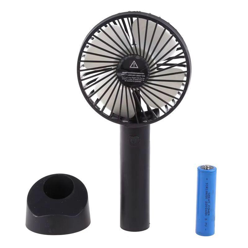 Ventilador Pórtatil Recargable C/ Bateria 1000mah Blanco-4