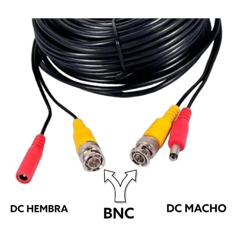 Cable Bnc Para Camaras De Seguridad Vigilancia 30metro Cctv-1