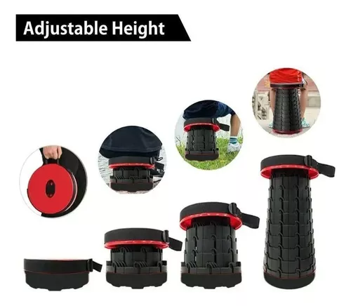 Taburete Plegable Silla Telescópica Silla Portátil Retirable-1