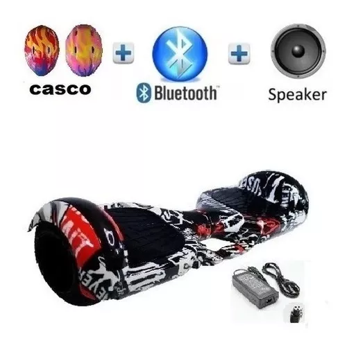 Patineta Eléctrica Con Casco Scooter Smart Balance Bluetooth-1