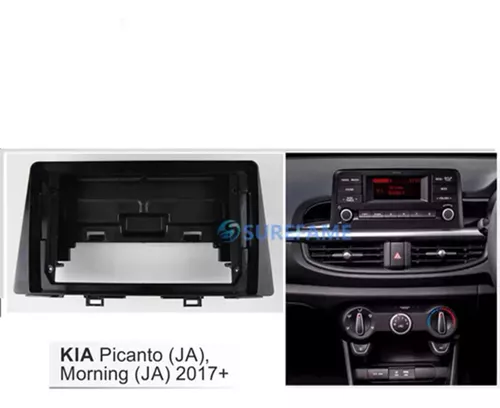 Bisel Adaptador Radio 9pul Kia Morning 2018-2025 Auto Karvas-2