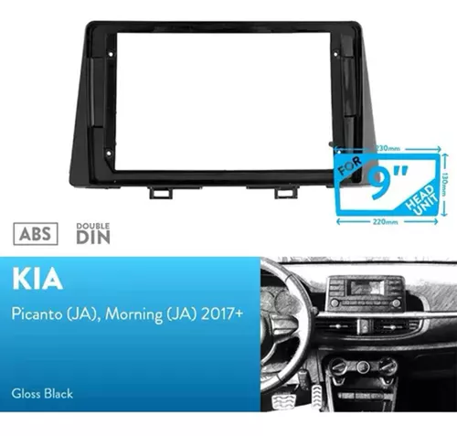 Bisel Adaptador Radio 9pul Kia Morning 2018-2025 Auto Karvas-5