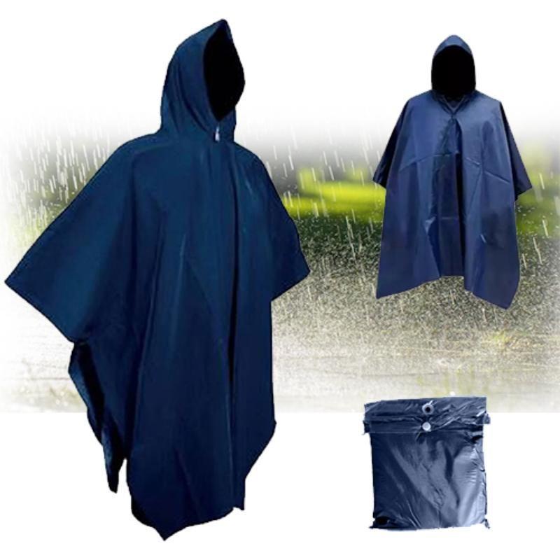 Poncho Impermeable Resistente Pvc Capa Para La Lluvia chubasquero-3