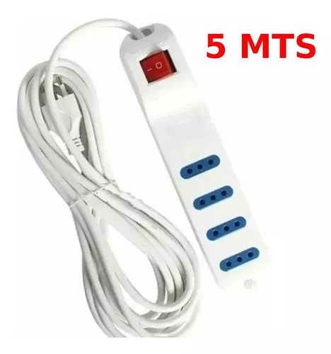 Alargador 5 Metros Zapatilla Eléctrica Extensión-1