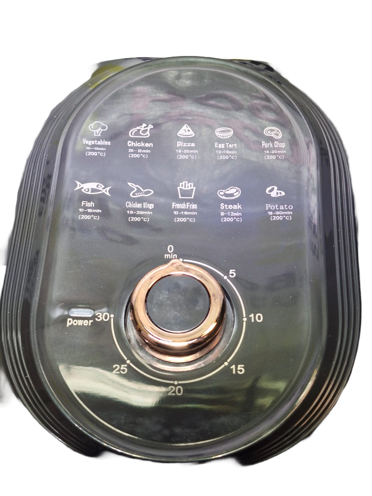 Freidora De Aire Compacta Air Fryer 1350w 4l 200°g-4