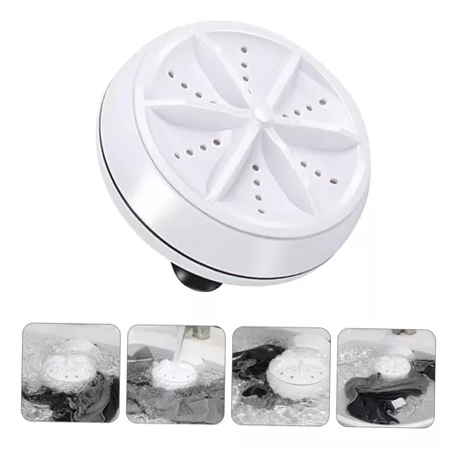 Mini Lavadora Usb Portátil Ultrasónica Turbo 1kg Práctico-1