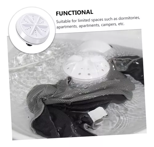 Mini Lavadora Usb Portátil Ultrasónica Turbo 1kg Práctico-2
