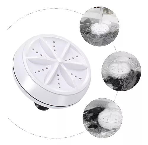 Mini Lavadora Usb Portátil Ultrasónica Turbo 1kg Práctico-6