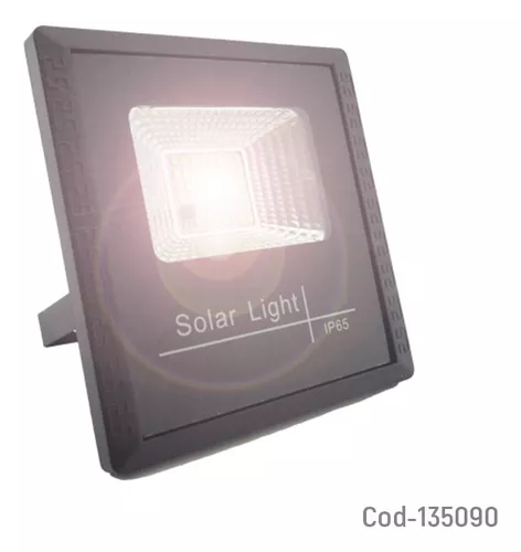 Lampara Foco Solar 30w + Panel Solar + Control-0