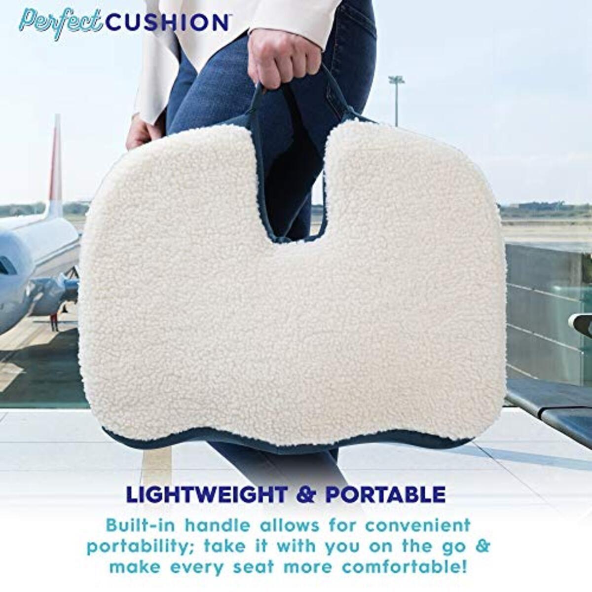 Cojín Soporte Ortopedico Silla Ergonómico Lumbar Color Beige-6
