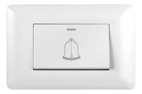 Pulsador Simple Timbre Interruptor 10a 250v Campana Hogar-4