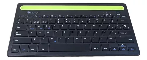 Teclado Bt Recargable Multiplataforma Soporte Tablet Celular-4