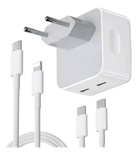 Cargador 35w + Cable Compatible iPhone 14 Lighting-c-2