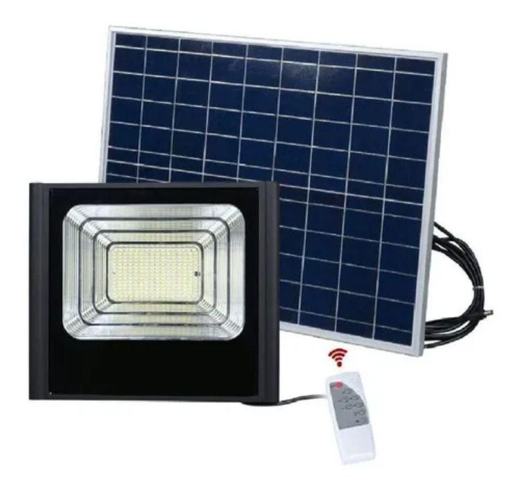 Foco Solar 800w Led + Panel Solar Y Control Remoto-3
