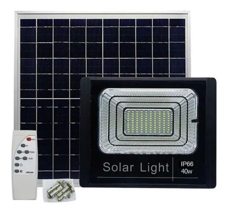 Foco Solar 800w Led + Panel Solar Y Control Remoto-5