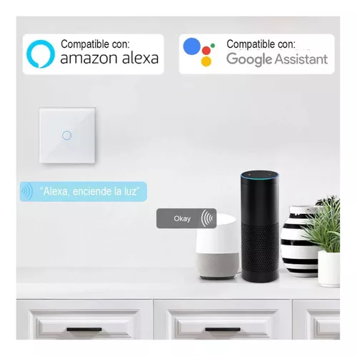 Interruptor Inteligente Wifi De Pared App Tuya Google Alexa-5